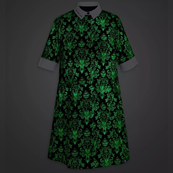 Disney Parks Haunted Mansion Dress Glow In The Dark Costume New with Tags - Picture 2 of 5